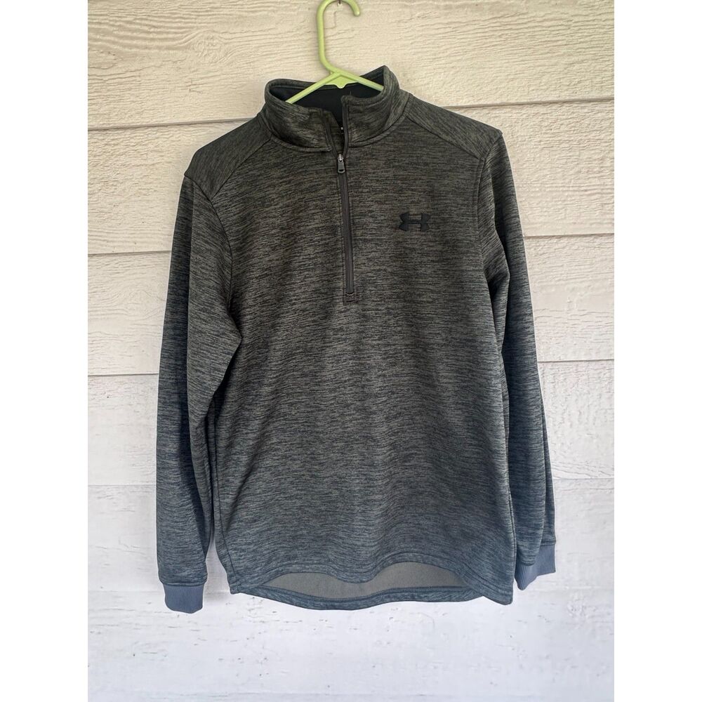 Under Armour ColdGear Armour Fleece Space Dye Quarter Zip Pullover, Mens Size S